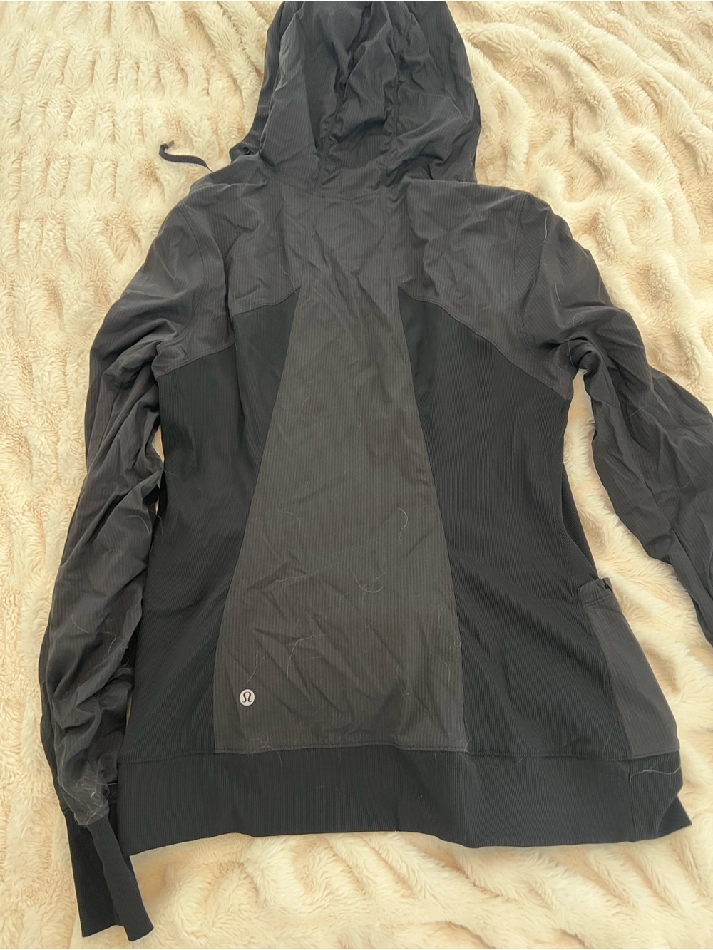 lululemon athletica Black Hooded Utility Jacket - Picture 3 of 3